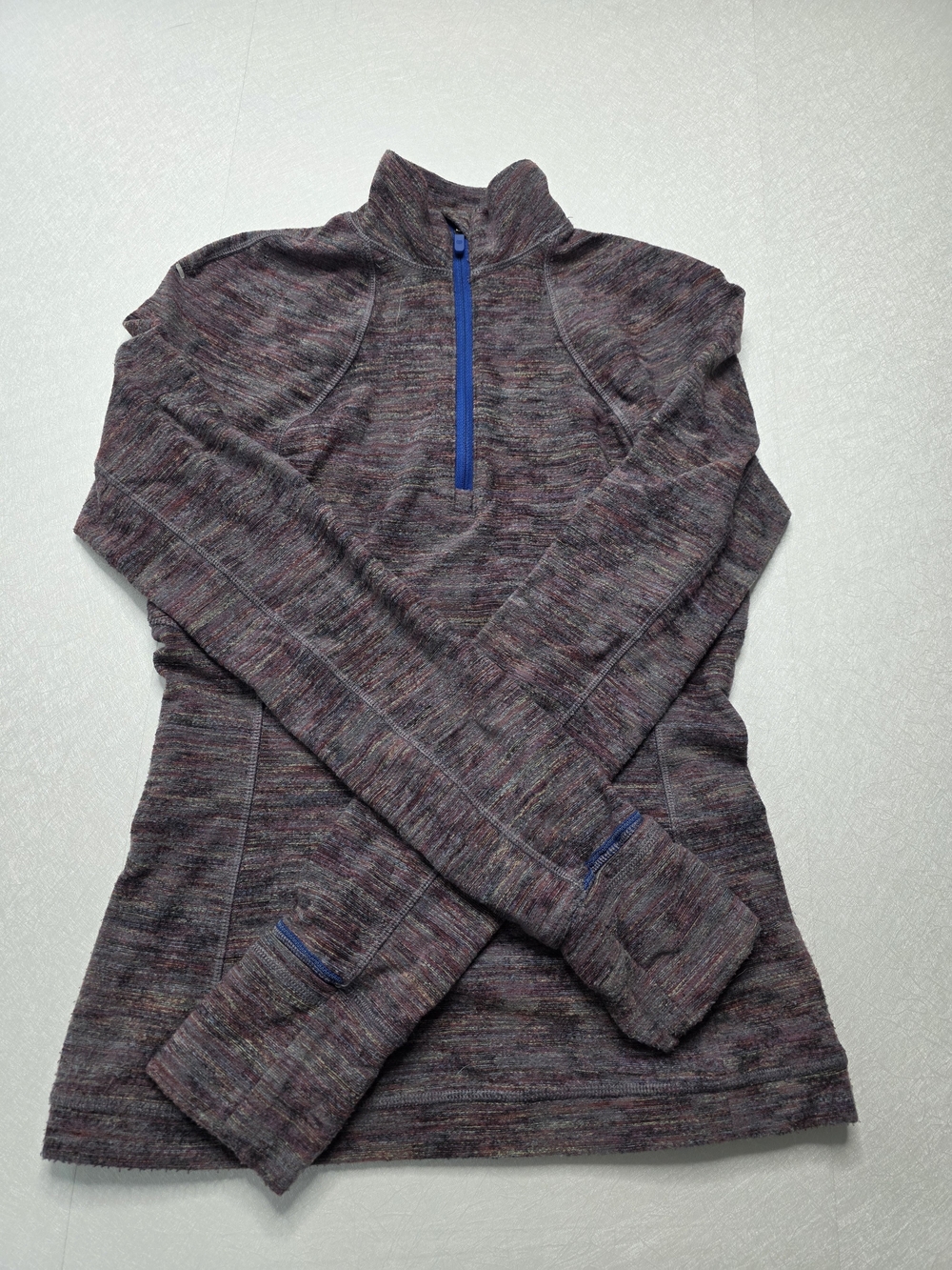 Lululemon Rulu Run Half-Zip Jacquard Top, size 4